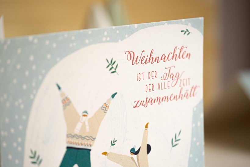 Weihnachstkarte Zusammenhalt Hannah Antenna